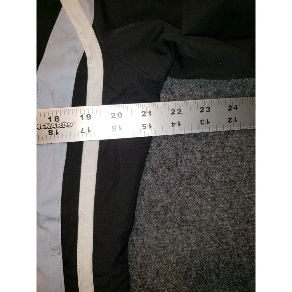 Nike Jacket Womens Large Black White Mock Neck Full Zip Track Windbreaker
